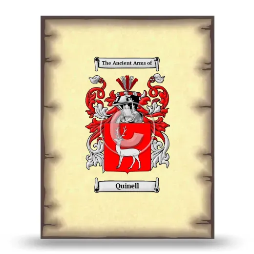 Quinell Coat of Arms Print
