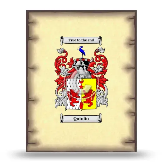 Quinlin Coat of Arms Print