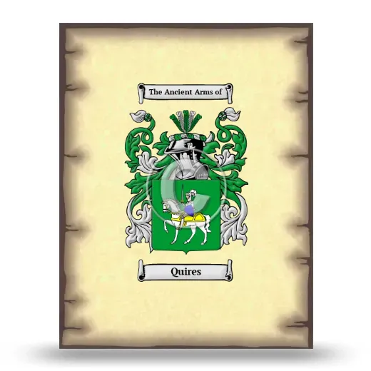 Quires Coat of Arms Print