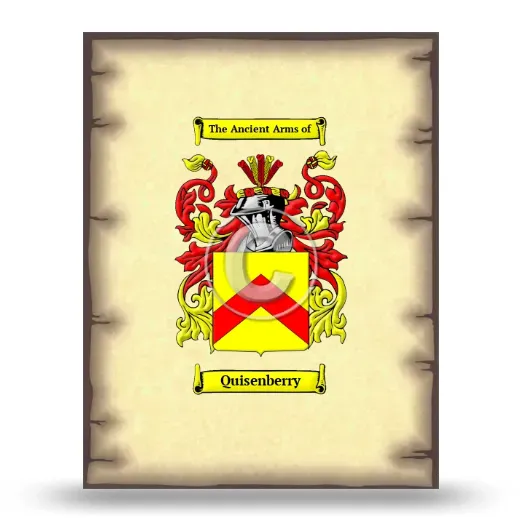 Quisenberry Coat of Arms Print