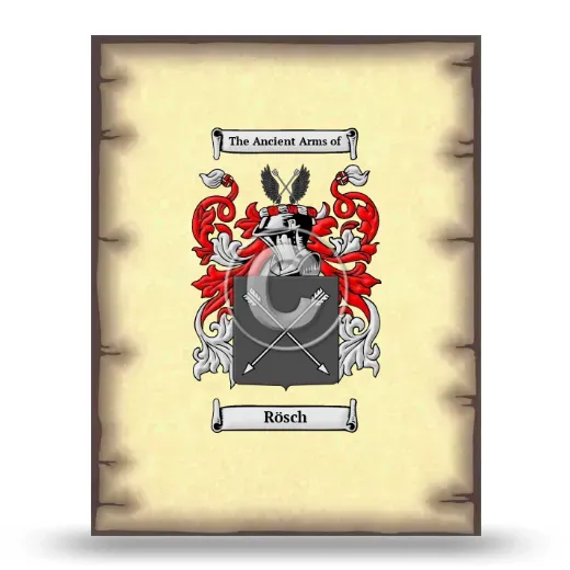 Rösch Coat of Arms Print