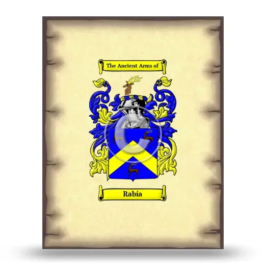 Rabía Coat of Arms Print