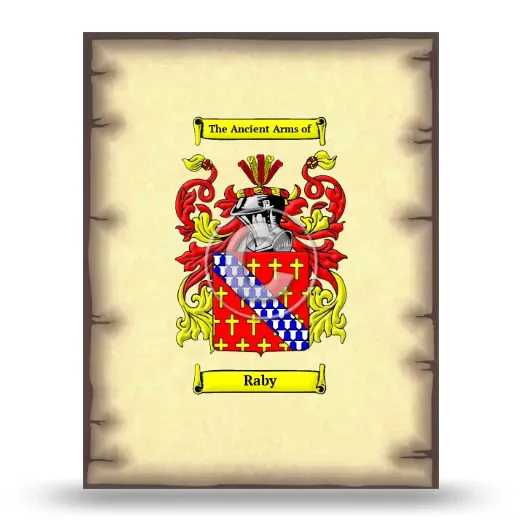 Raby Coat of Arms Print