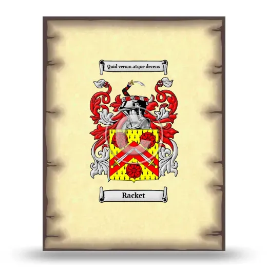 Racket Coat of Arms Print