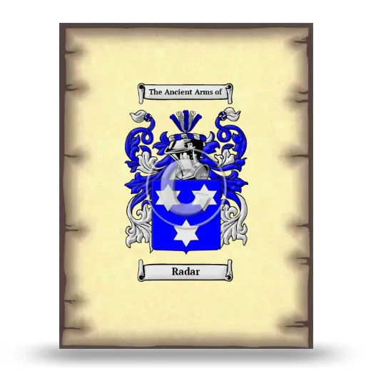 Radar Coat of Arms Print