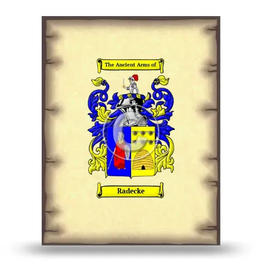 Radecke Coat of Arms Print