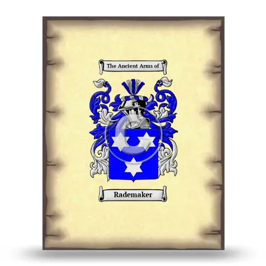 Rademaker Coat of Arms Print
