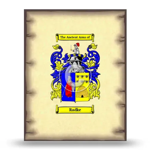 Radke Coat of Arms Print