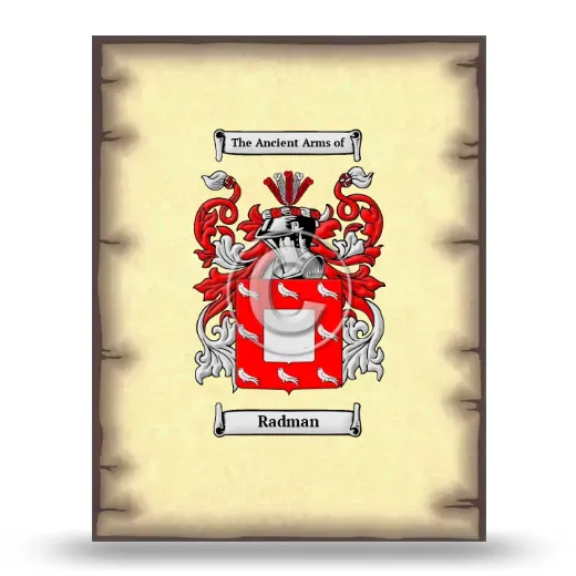 Radman Coat of Arms Print