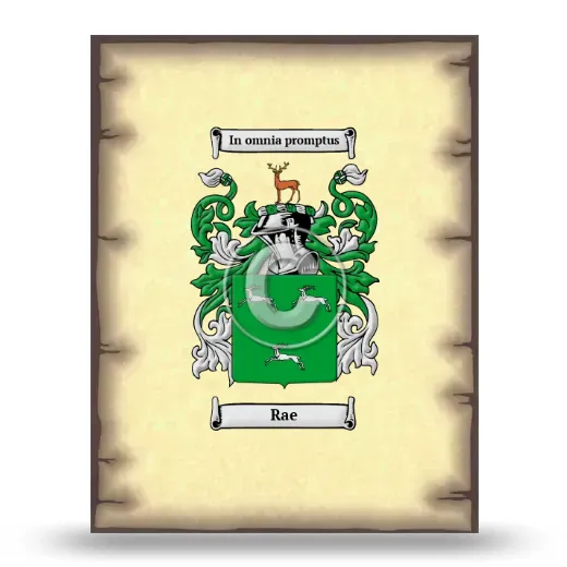 Rae Coat of Arms Print