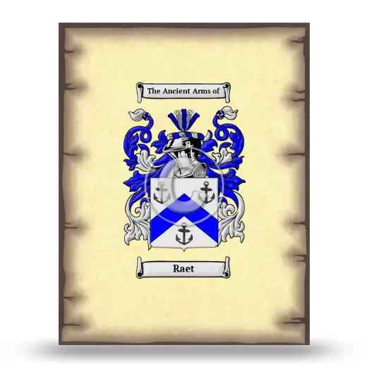 Raet Coat of Arms Print