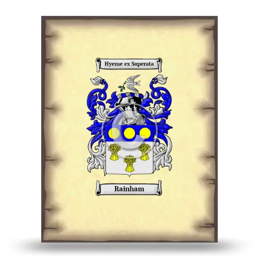 Rainham Coat of Arms Print