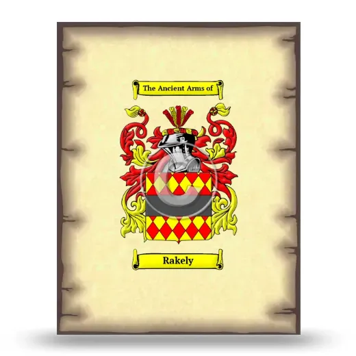 Rakely Coat of Arms Print