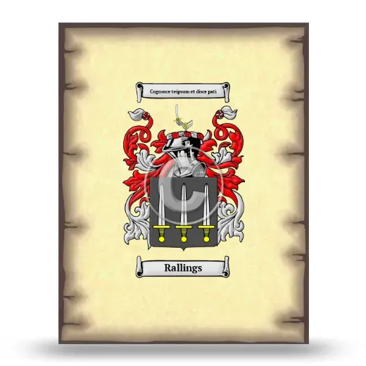 Rallings Coat of Arms Print