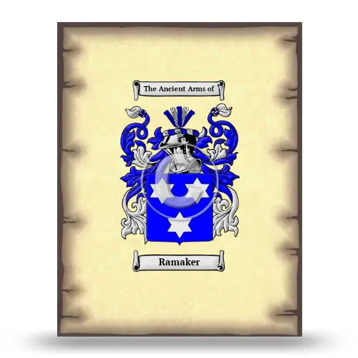 Ramaker Coat of Arms Print