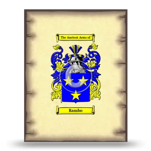 Rambo Coat of Arms Print