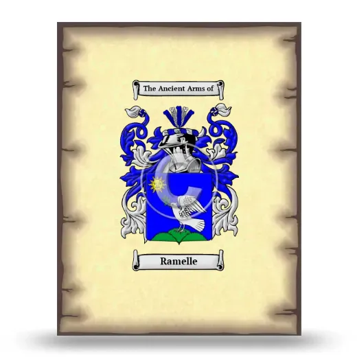 Ramelle Coat of Arms Print