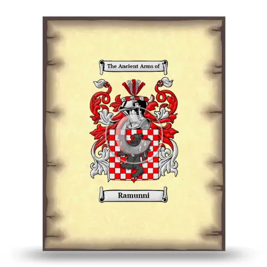 Ramunni Coat of Arms Print