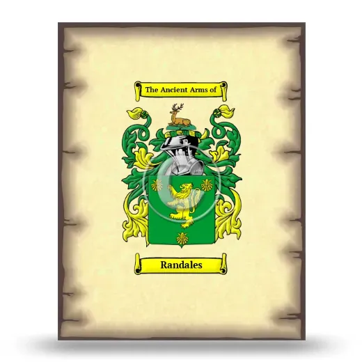 Randales Coat of Arms Print