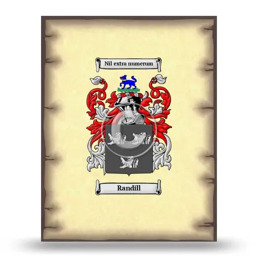 Randill Coat of Arms Print
