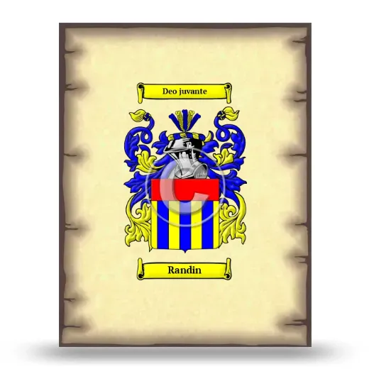 Randin Coat of Arms Print