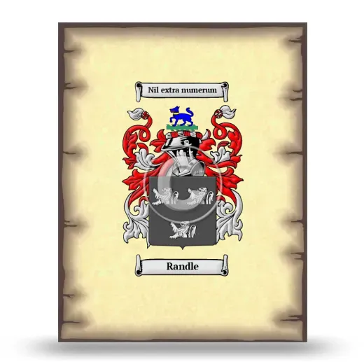 Randle Coat of Arms Print