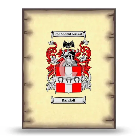 Randolf Coat of Arms Print