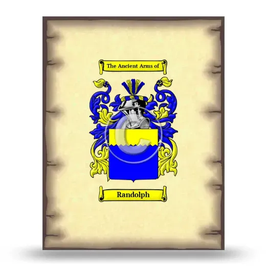 Randolph Coat of Arms Print