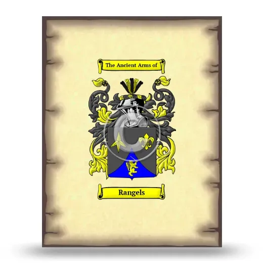 Rangels Coat of Arms Print