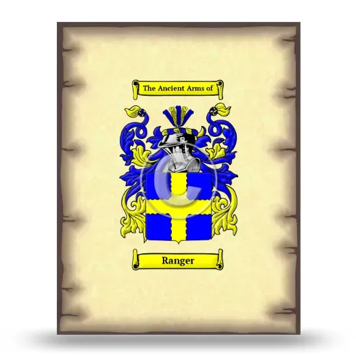 Ranger Coat of Arms Print