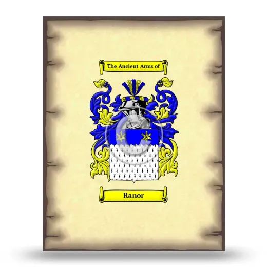 Ranor Coat of Arms Print