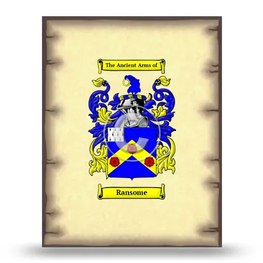 Ransome Coat of Arms Print