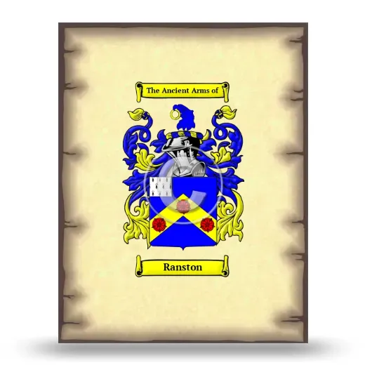 Ranston Coat of Arms Print