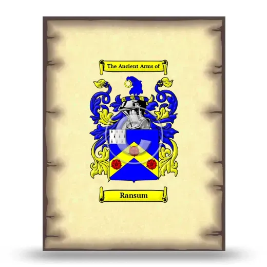 Ransum Coat of Arms Print