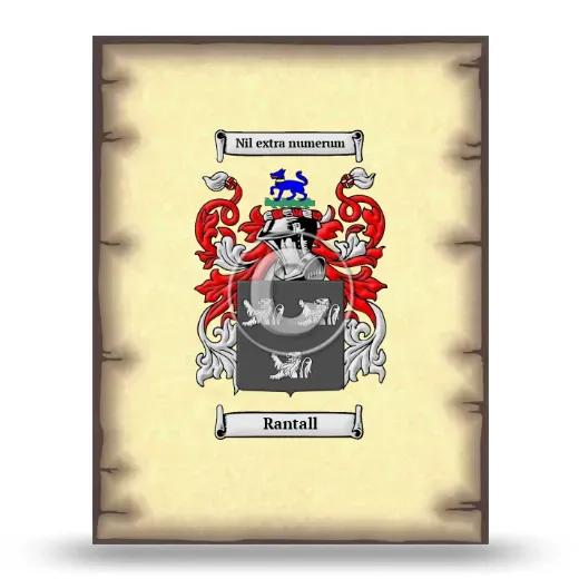 Rantall Coat of Arms Print