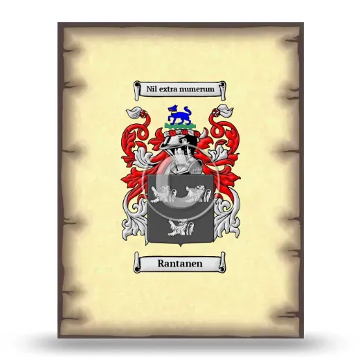 Rantanen Coat of Arms Print