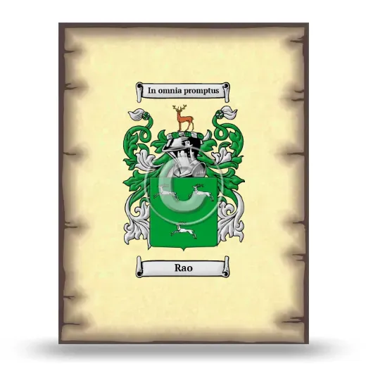 Rao Coat of Arms Print