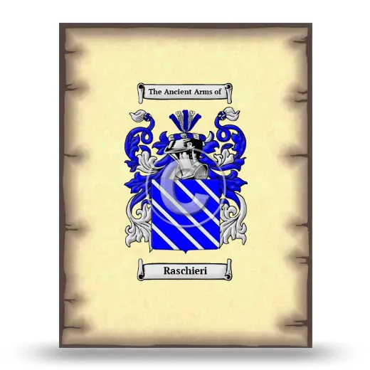 Raschieri Coat of Arms Print