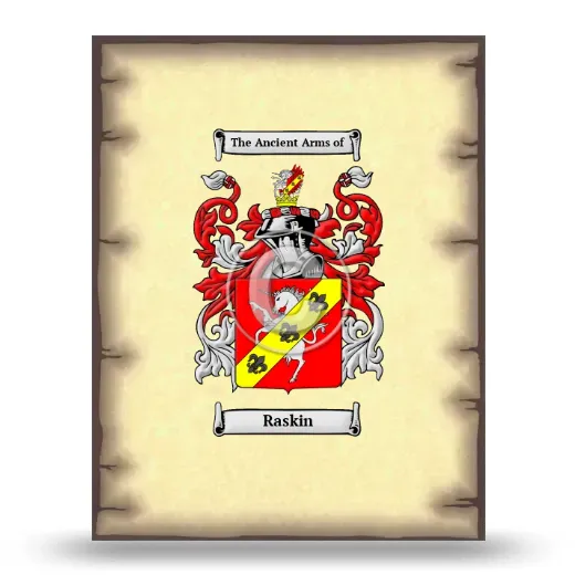 Raskin Coat of Arms Print