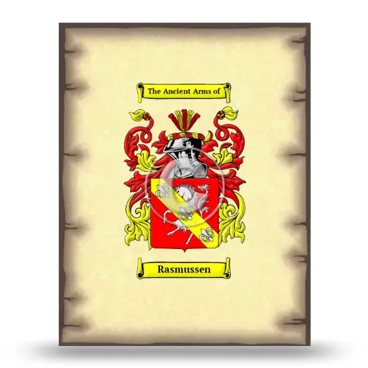 Rasmussen Coat of Arms Print