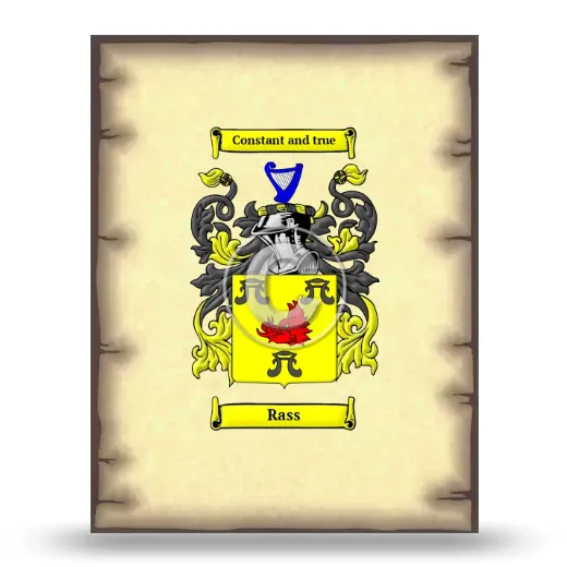 Rass Coat of Arms Print