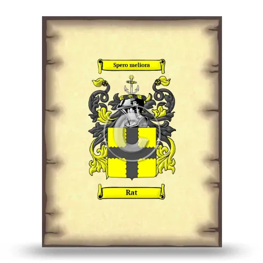 Rat Coat of Arms Print