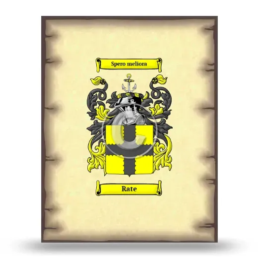 Rate Coat of Arms Print