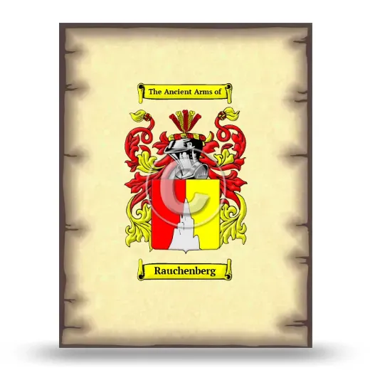 Rauchenberg Coat of Arms Print