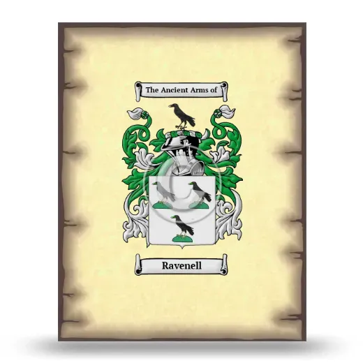 Ravenell Coat of Arms Print