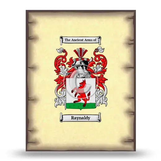 Raynaldy Coat of Arms Print