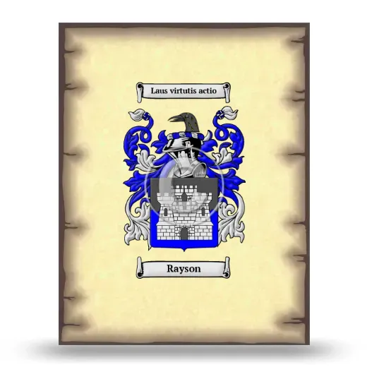 Rayson Coat of Arms Print