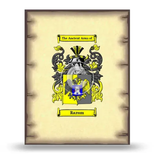 Razum Coat of Arms Print