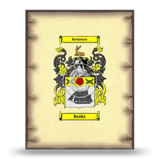 Reaks Coat of Arms Print