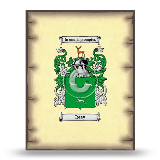 Reay Coat of Arms Print
